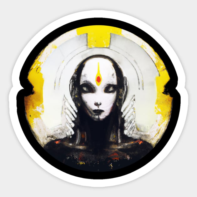 Mother of Machines Sticker by 3ric-